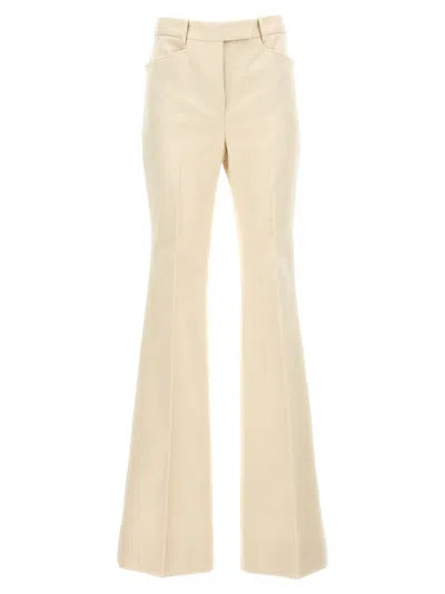 Tom Ford White Moleskin Pants In White