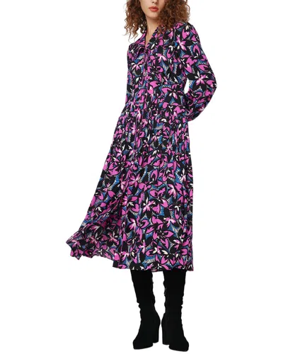 Diane Von Furstenberg Marsha Printed Lyocell And Wool-blend Jersey Midi Dress In Multi