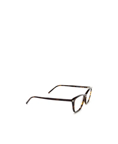 Saint Laurent Wayfarer-frame Glasses In Black