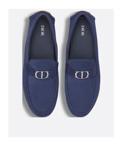 Dior Odéon Loafer In Blue
