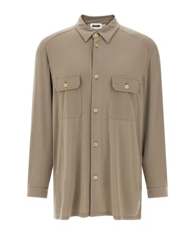 Magliano Shirt Harvest Long Sleeves In Brown