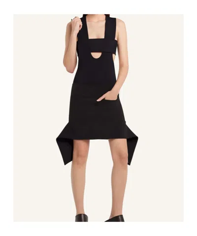 Courrèges Belted Mini Skirt In Black