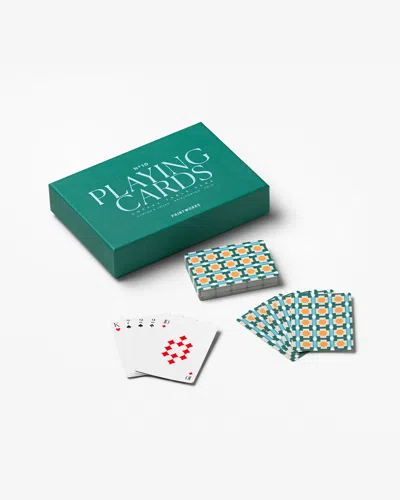 Printworks Double Playing Cards In Green