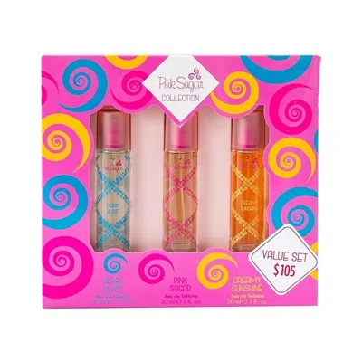 Aquolina Ladies Pink Sugar Mini Set Gift Set Fragrances 8054609782685