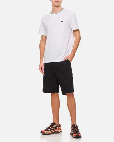 Lacoste Logo-patch T-shirt In White