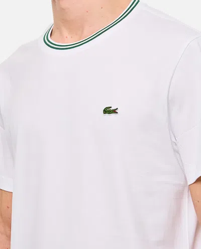 Lacoste Logo-patch T-shirt In White