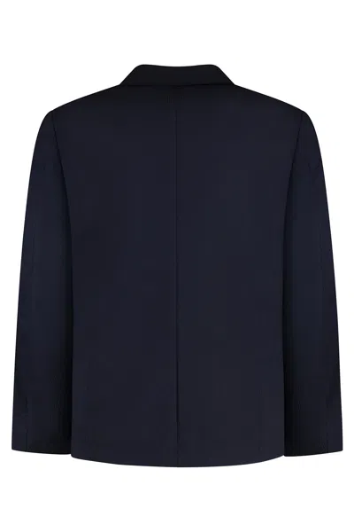 Hugo Boss Boss Virgin Wool Two-piece Suit In Blue