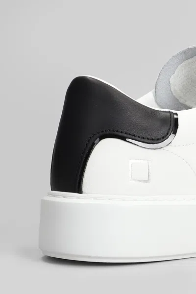 Date D. A.t. E. Woman Sneakers White Size 5.5 Leather In White