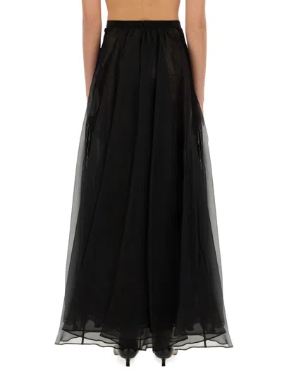 Nina Ricci Voluminous Maxi Skirt In Black