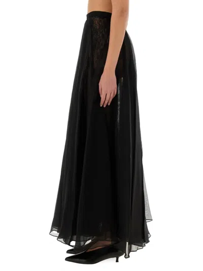 Nina Ricci Voluminous Maxi Skirt In Black