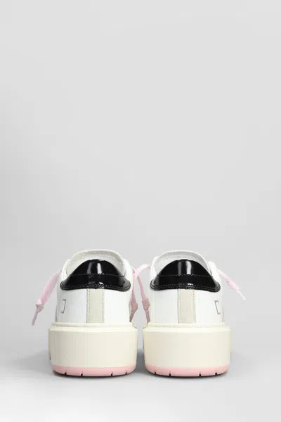 Date D. A.t. E. Woman Sneakers White Size 6.5 Leather In White