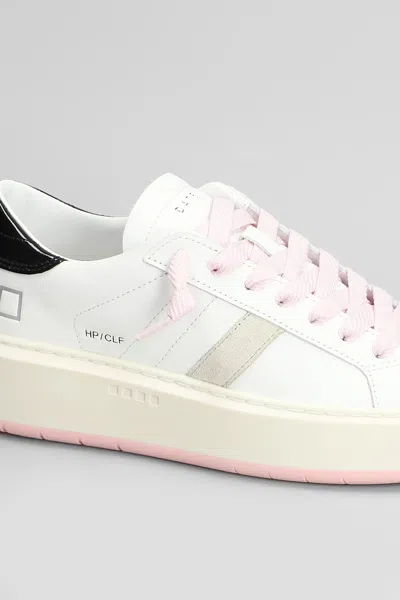 Date D. A.t. E. Woman Sneakers White Size 6.5 Leather In White