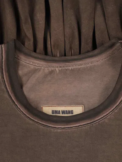 Uma Wang Brown Jersey Todi T-shirt