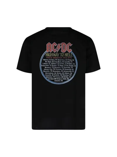 Junya Watanabe Ac/dc T-shirt In Black