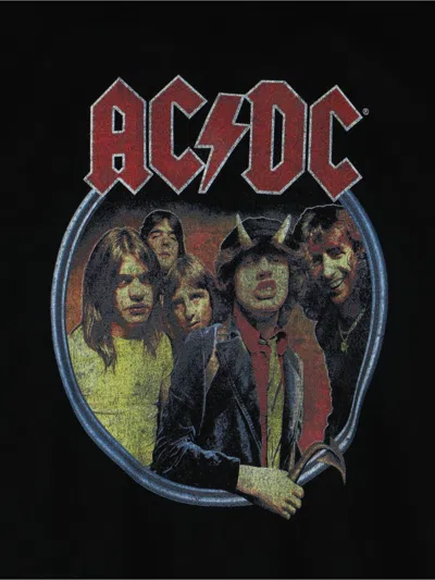 Junya Watanabe Ac/dc T-shirt In Black
