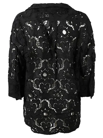 Farm Rio Pure Cotton Comfortable Shirt In Black