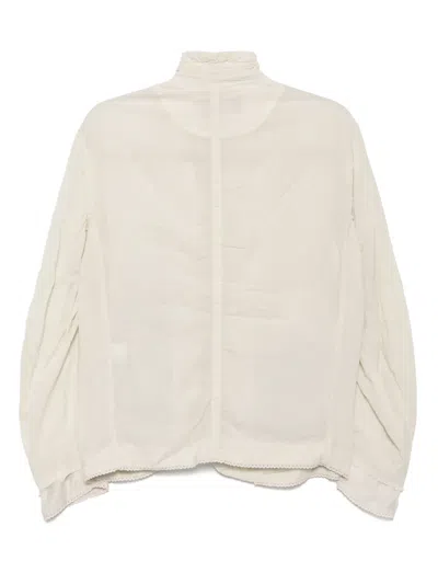 Undercover Single-breasted Buttoned Casual Jacket In White
