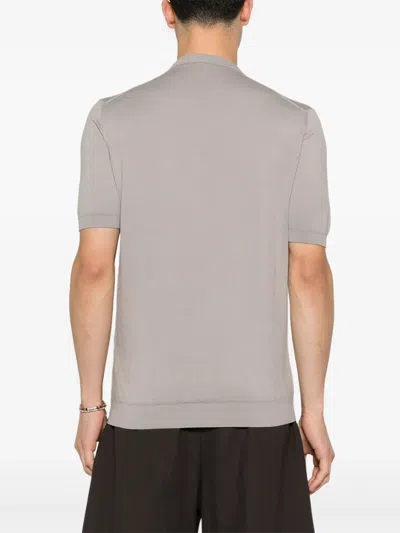 Fedeli Fine-knit T-shirt In Neutrals
