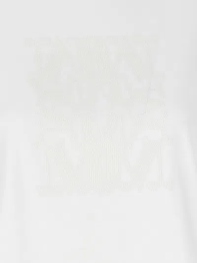 Max Mara T-shirt With Logo Patch In Multi