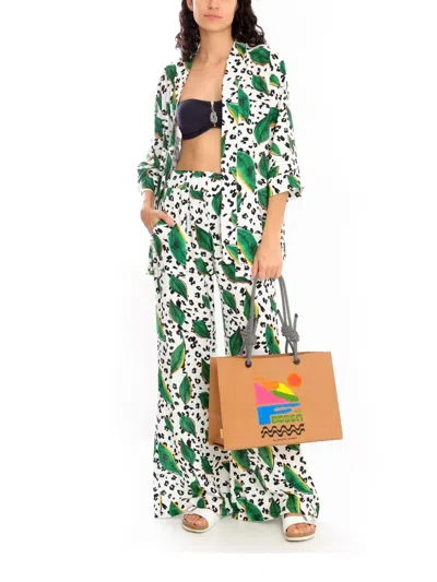 Brigitte Rio Beach Bag In Neutrals