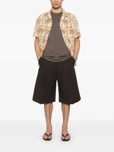 Fedeli T-shirt In Brown