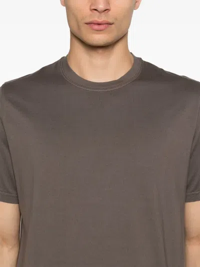 Fedeli T-shirt In Brown