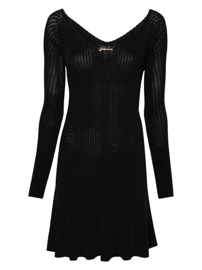 Jacquemus Viscose Dress In Black