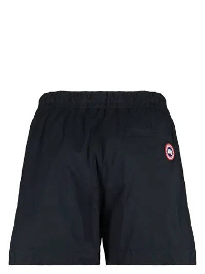 Canada Goose Kaslo Nylon Shorts In Black