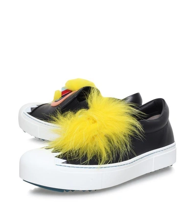 Shop Fendi Fur Skate Shoes