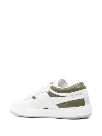 Givenchy G Move Leather Sneakers In White