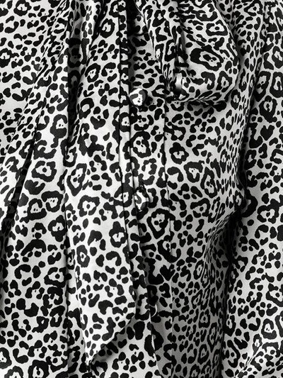 Shop Saint Laurent Leopard Print Dress