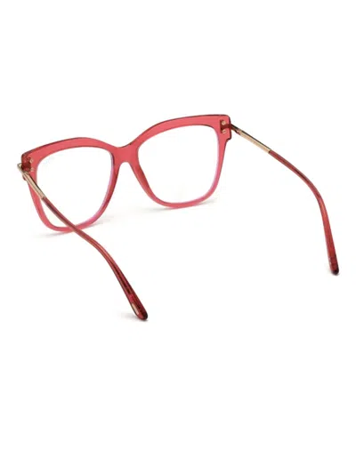 Tom Ford Square-frame Glasses In Red