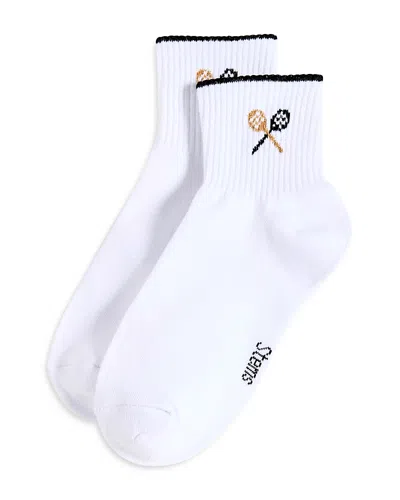 Stems Prep School Quarter Socks In Black