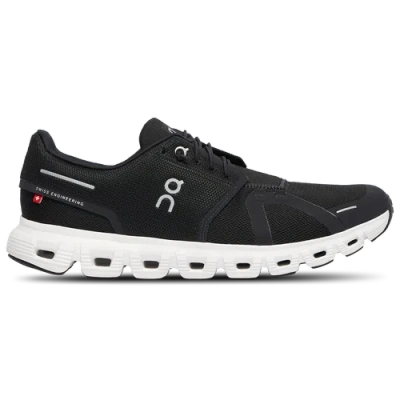 On Breathable Textile Sneakers With Distinctive Cushiing In Black