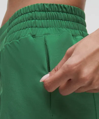 Lululemon Hotty Hot High-rise Lined Short In Raceway Green