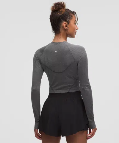 Lululemon Swiftly Tech Cropped Long-sleeve Shirt 2.0