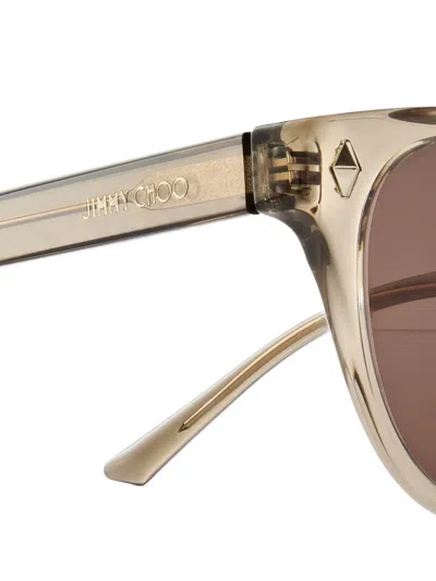 Jimmy Choo Trace Sunglasses In Neutrals