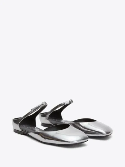 3.1 Phillip Lim Id Mirrored-leather Mary Jane Flats In Multi