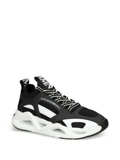 Ea7 Infinity Cage Sneakers In Black