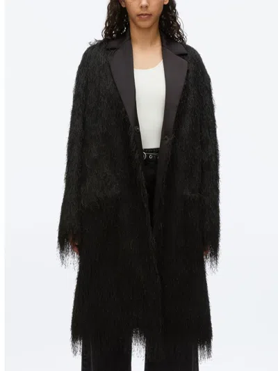 3.1 Phillip Lim Fringe Tuxedo Coat In Black