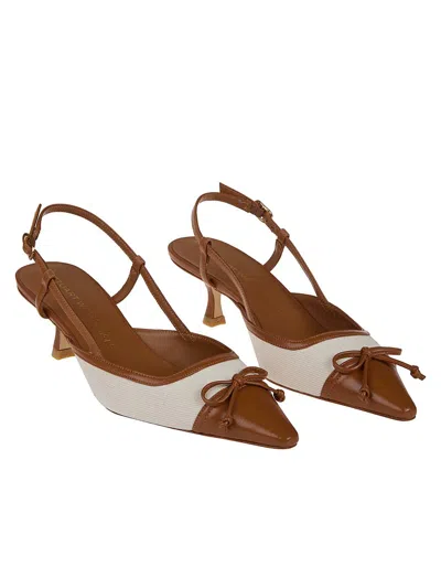 Stuart Weitzman Kitty Slingback 50 Sandals In Blue