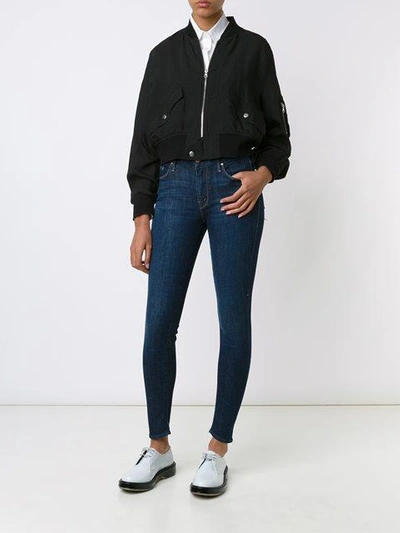 Shop Mother 'looker' Cropped Skinny Jeans