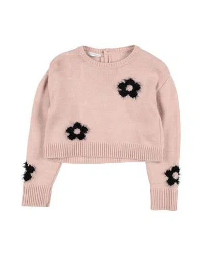 U+é Toddler Girl Sweater Blush Size 6 Acrylic, Wool, Viscose, Alpaca Wool In Pink