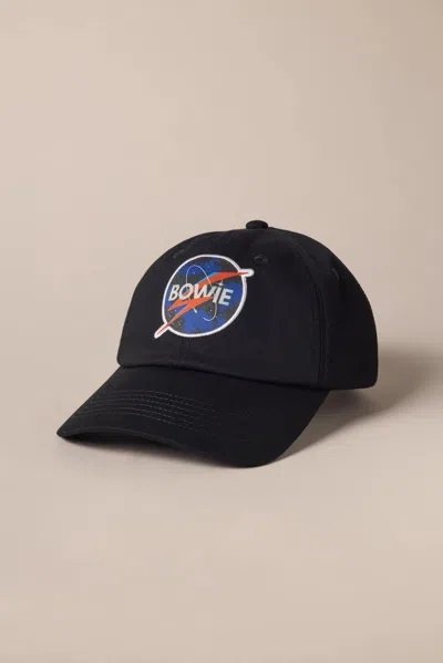 Lucky Brand Bowie Patch Baseball Cap In Black