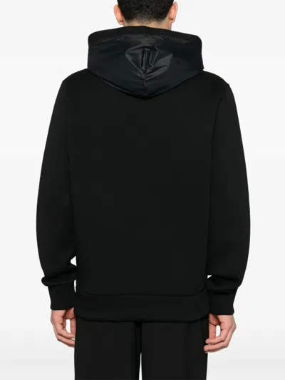 Moncler Zip-up Hoodie In Black