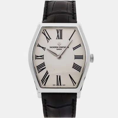 Pre-owned Vacheron Constantin Malte 100th Anniversary Edition 82131/000p-9764 In Silver