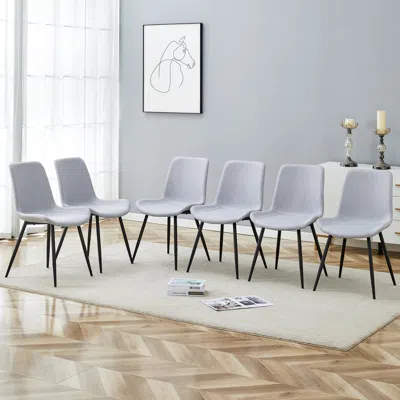 Streamdale Furniture Streamdale Comfortable Dining Chair Set Set Of Six