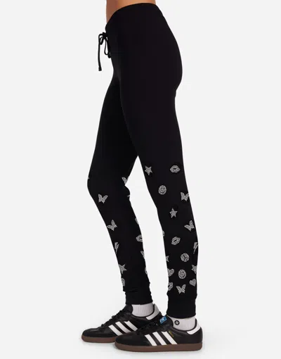 Lauren Moshi Jess Pearl Hot Fix Elements In Black