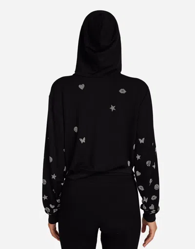 Lauren Moshi Lachelle Pearl Hot Fix Elements In Black