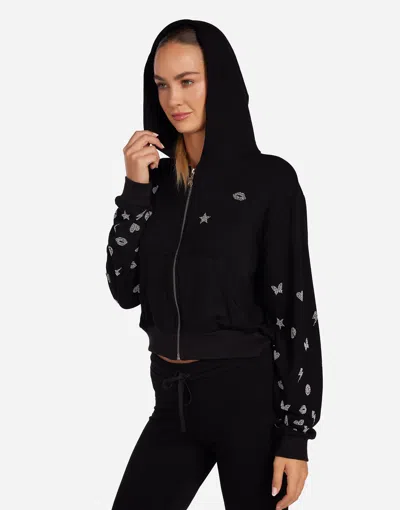 Lauren Moshi Lachelle Pearl Hot Fix Elements In Black